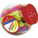 FABERCASTELL TEXTLINER ICE HIGHLIGHTER CHISEL ASSORTED JAR 25