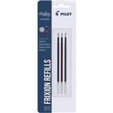 PILOT BLSFR5 FRIXION ERASABLE ROLLERBALL GEL REFILL FINE 05MM ASSORTED PACK 3