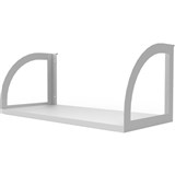 RAPID INFINITY DELUXE SCREEN HUNG SHELF 600 X 270 X 250MM NATURAL WHITEWHITE