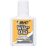 BIC WITEOUT PLUS QUICK DRY CORRECTION FLUID 20ML