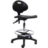 RAPIDLINE LABORATORY DRAFTING CHAIR BLACK