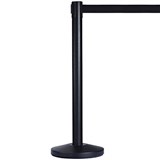 RETRACTA Q BARRIER STAND AND BELT 2 METRE BLACK