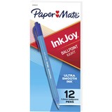 PAPERMATE INKJOY 100RT RETRACTABLE BALLPOINT PEN BLUE BOX 12