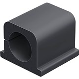 DURABLE CAVOLINE SELF ADHESIVE CABLE MANAGEMENT CLIPS 2 LARGE CABLES GRAPHITE PACK 4