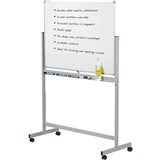 QUARTET PENRITE SLIMLINE PORCELAIN MOBILE WHITEBOARD 1200 X 900MM