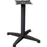 RAPIDLINE 4 STAR TABLE BASE BRUSHED BLACK