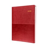 COLLINS VANESSA 185V15 DIARY DAY TO PAGE A5 RED