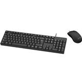 MOKI WIRED USB KEYBOARD AND MOUSE COMBO BLACK