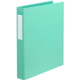 COLOURHIDE RING BINDER PE 2D 25MM A4 BISCAY GREEN