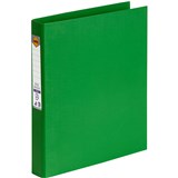 MARBIG LINEN RING BINDER PE 2D 25MM A4 GREEN