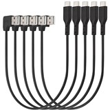 KENSINGTON CHARGE AND SYNC CABLE USBA TO USBC 327MM BLACK PACK 5