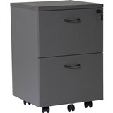 RAPID WORKER MOBILE PEDESTAL 2DRAWER LOCKABLE 690 X 465 X 447MM IRONSTONE