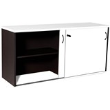 RAPID WORKER SLIDING DOOR CREDENZA 1500 X 450MM WHITEIRONSTONE