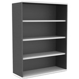 RAPID WORKER BOOKCASE 3 SHELF 900 X 315 X 1200MM WHITEIRONSTONE