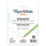 PAPERMATE INKJOY 100 BALLPOINT PENS MEDIUM ASSORTED FASHION BOX 10