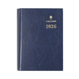 COLLINS STERLING POCKET 133PP59 DIARY DAY TO PAGE WITH PENCIL A7 BLUE