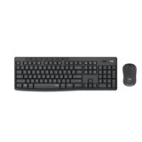 LOGITECH MK295 SILENT WIRELESS KEYBOARD AND MOUSE COMBO BLACK