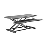 BRATECK GAS SPRING SIT STAND DESK 950MM X 615MM BLACK