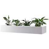 RAPIDLINE GO PLANTER BOX FOR PERFORATED CUPBOARD 1530MM WHITE CHINA
