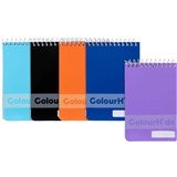COLOURHIDE POCKET NOTEBOOK 96 PAGES ASSORTED PACK 5