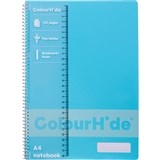 COLOURHIDE NOTEBOOK 120 PAGES A4 SKY BLUE