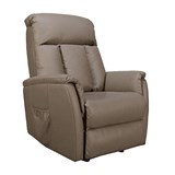 RAPIDLINE HOME ELEVATE LYTLE LIFT CHAIR SINGLE MOTOR SMALL LEATHER TAUPE