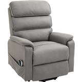 RAPIDLINE HOME ELEVATE GEORGIA LIFT CHAIR TRIPLE MOTOR MEDIUM FABRIC MANISA FOSSIL