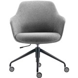 RAPIDLINE ASPEN 4 STAR TUB CHAIR LIGHT GREYBLACK