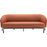RAPIDLINE COSMOS LOUNGE CHAIR 3 SEATER RUST