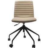 RAPIDLINE PIXEL SWIVEL 5 STAR BASE CHAIR ALMONDBLACK