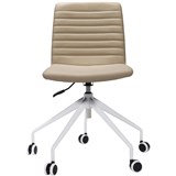 RAPIDLINE PIXEL SWIVEL 5 STAR BASE CHAIR ALMONDWHITE