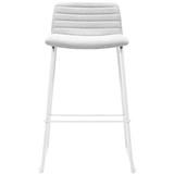 RAPIDLINE PIXEL COUNTER STOOL 630MM LIGHT GREYWHITE
