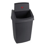 WILLOW 50L CHARCOAL SWING  STAY BIN
