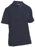BISLEY COTTONPOLY SHORT SLEEVE POLO  NAVY  SIZE SMALL